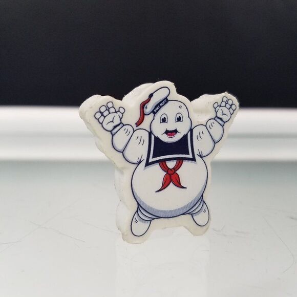 Ghostbusters Stay Puft Marshmallow Man 2016 Rubber Pencil Eraser Collectible - Picture 1 of 7